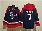 Men's Houston Texans #7 C.J. Stroud Navy Ageless Must-Have Lace-Up Pullover Hoodie,baseball caps,new era cap wholesale,wholesale hats